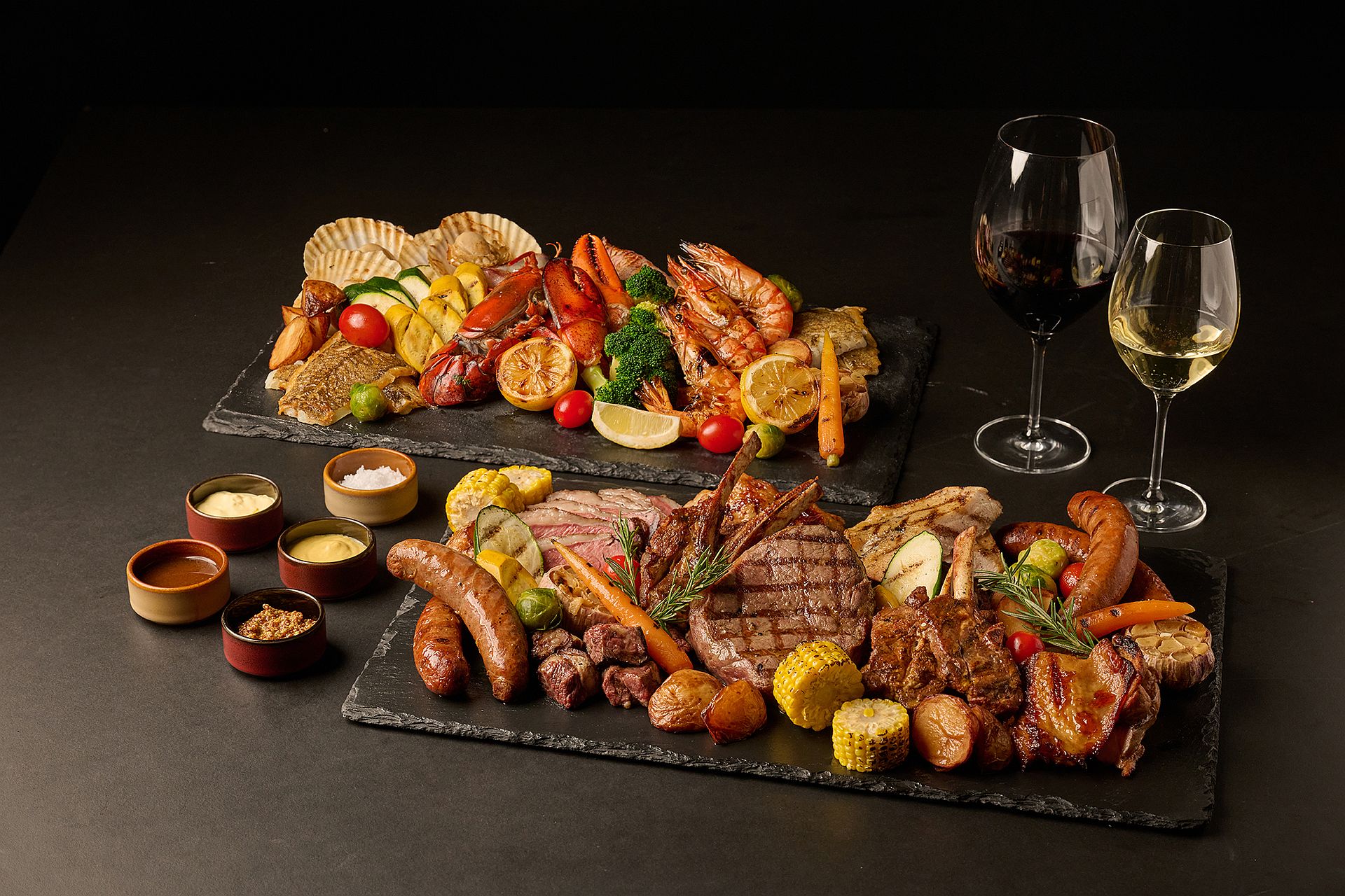 Mixed Meat Platter at Que Woodfired Grill of amba Taipei Songshan hotel