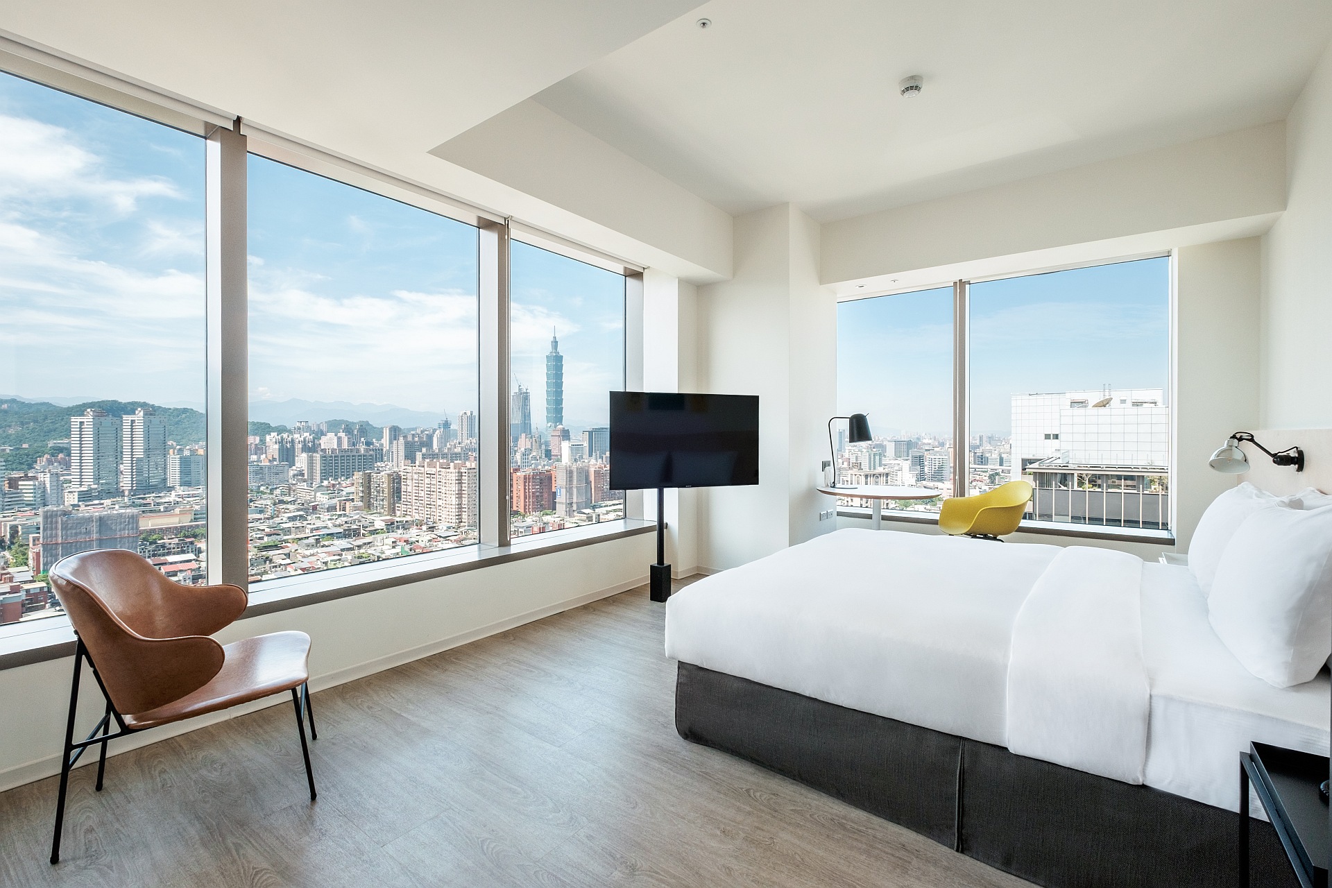 Contemporary Rooms With Taipei 101 View Amba Taipei Songshan Hotel