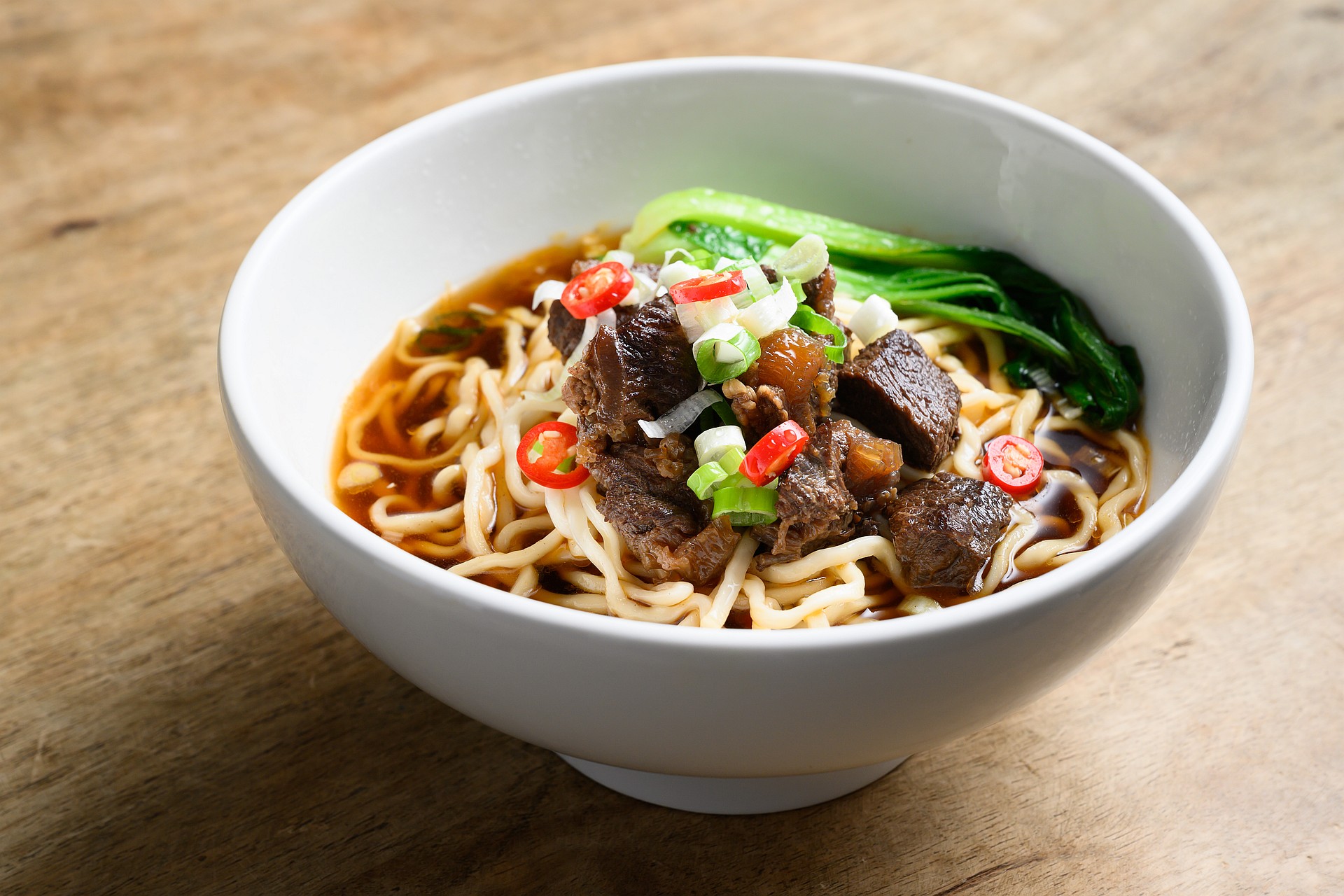 Muslim-friendly Taiwanese Beef Noodle at Buttermilk restaurant of amba Taipei Ximending hotel