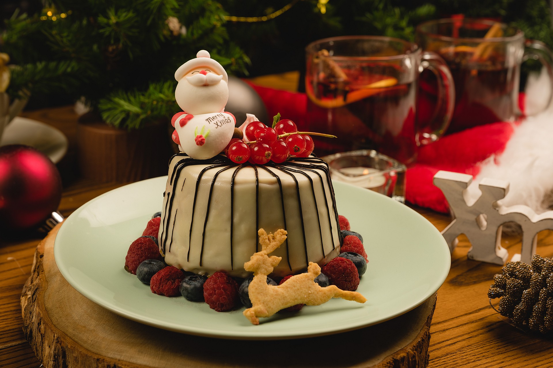 Ximending Christmas 2022 Christmas Pudding Cake | Chiba Restaurant | Amba Taipei Ximending Hotel