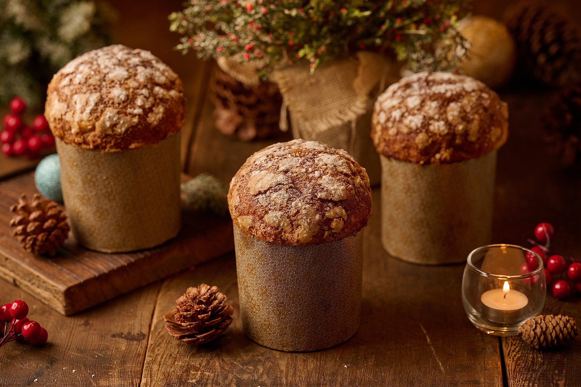 Christmas Panettone at Buttermilk restaurant of amba Taipei Zhongshan hotel