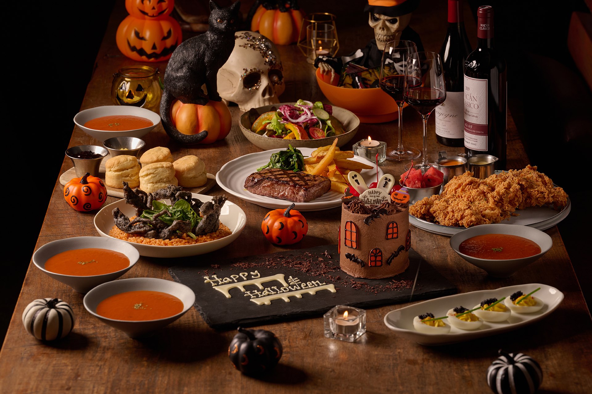 2024 Halloween Special Menu For Four at Buttermilk restaurant of amba Taipei Zhongshan hotel 